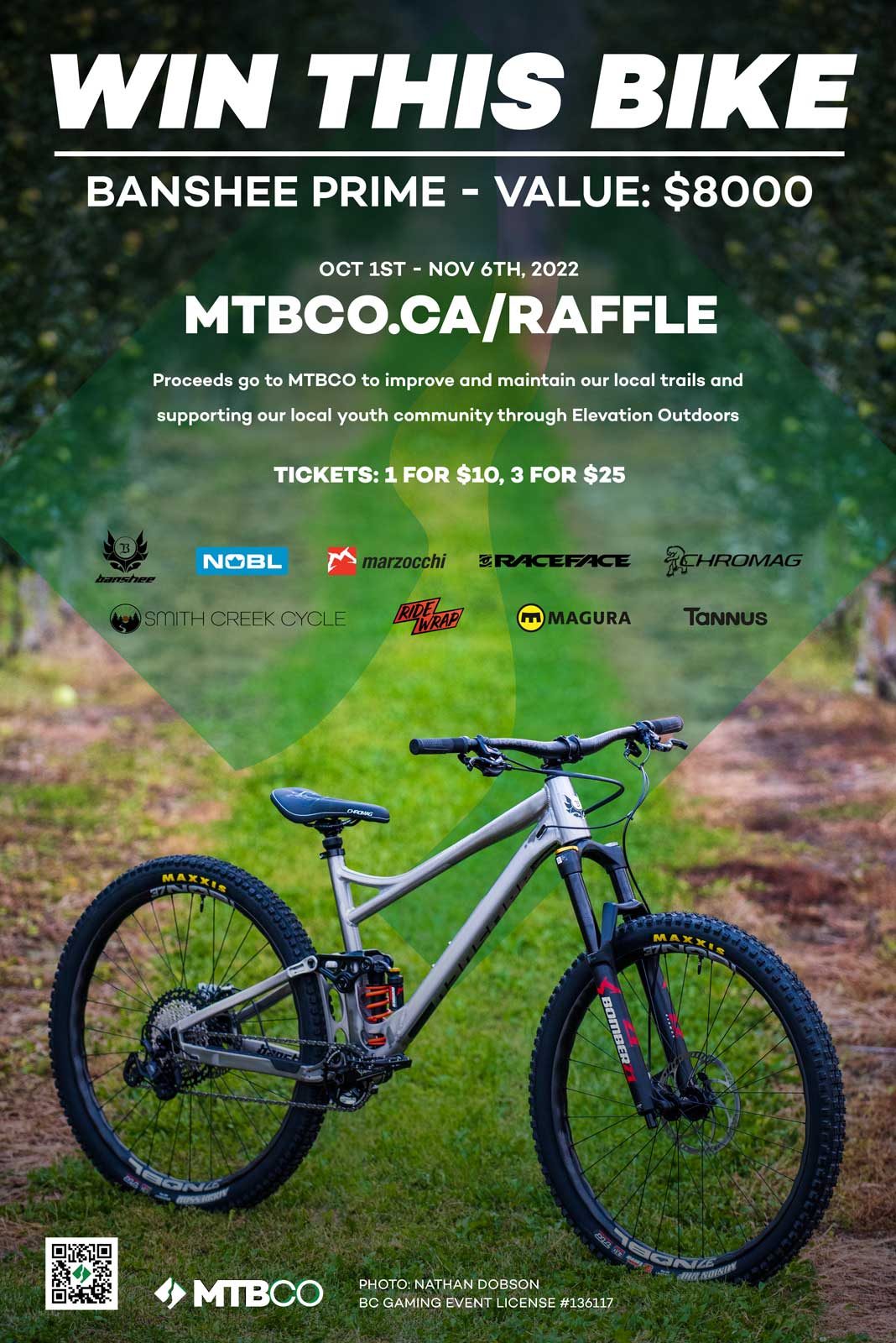 2022 MTBCO Raffle Prize